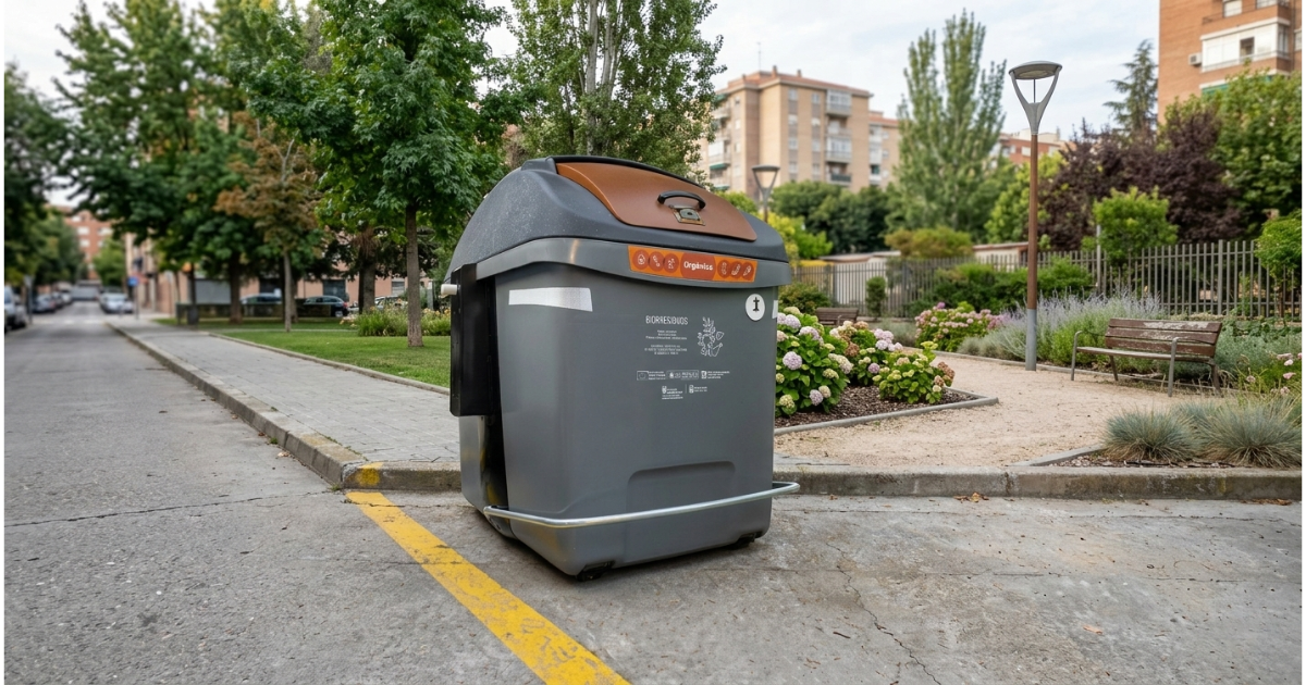 Ponferrada contenedor marron