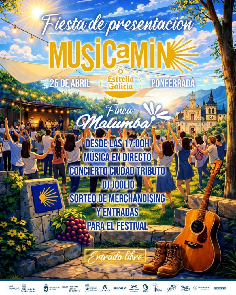 Cartel fiesta presentación Musicamino
