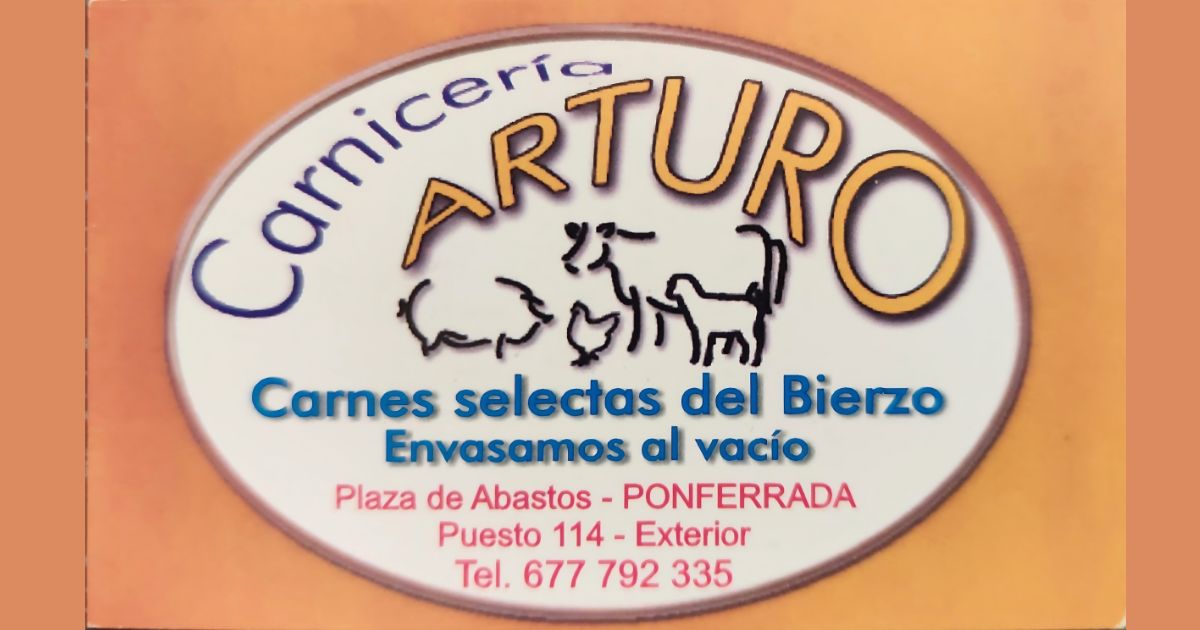 Logo Carniceria Arturo | Mercado Municipal Ponferrada | Ponferrada | Portal Bierzo