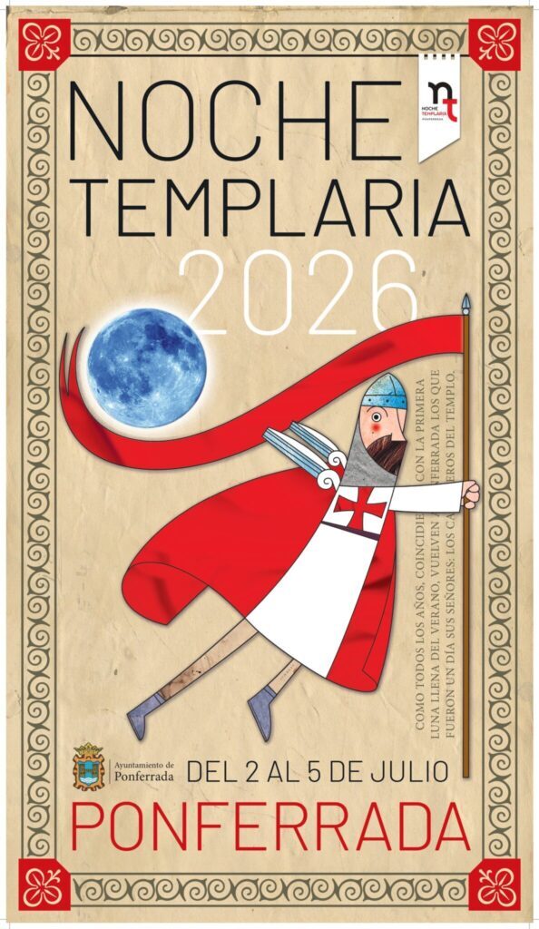 Ponferrada inicia la Noche Templaria 2026: horarios del desfile de escuderos y ordenación en el Castillo