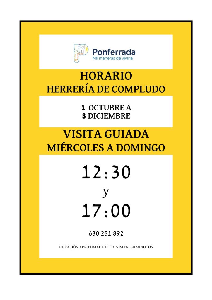 Horario Otoño 2026 Herrería Compludo